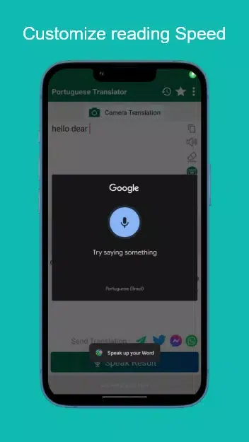 Portuguese English Translator Screenshots