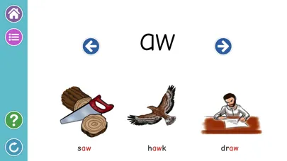 Capturas de tela do Brainy Phonics
