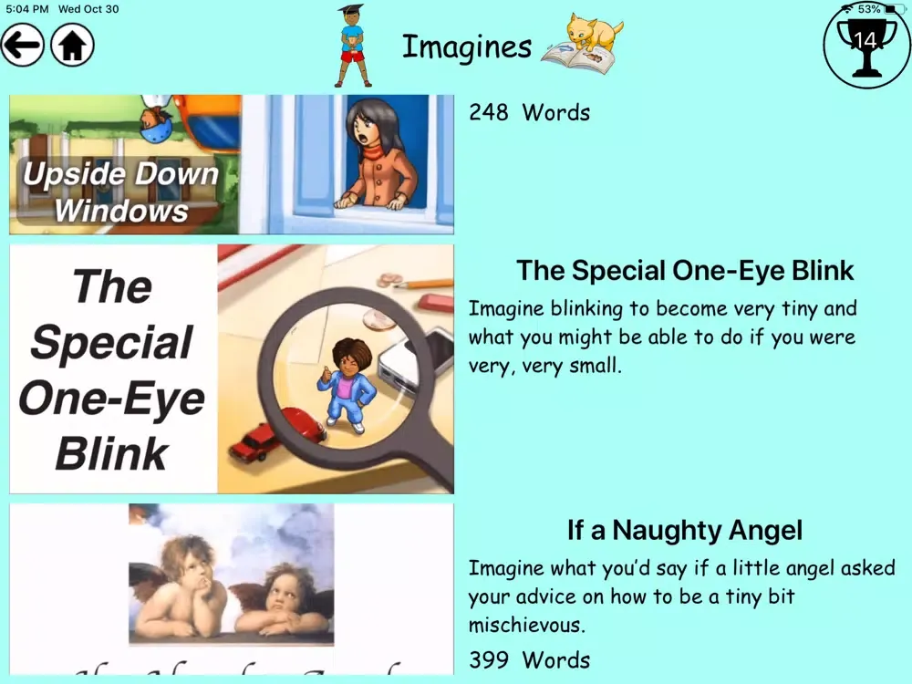 Ảnh chụp màn hình của Brainy Stories 1 iPad 
