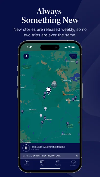 Capturas de tela do Autio: Road Trip & Travel App