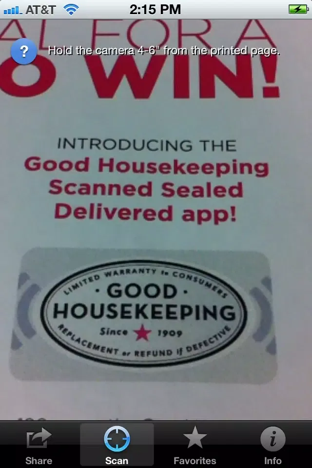 Good Housekeeping Scanned Sealed Delivered應用截圖