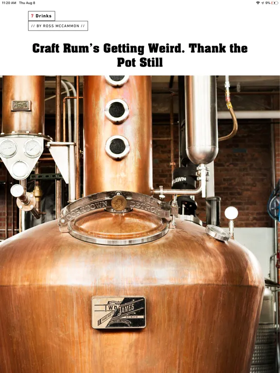 Capturas de tela do Popular Mechanics Magazine US iPad 