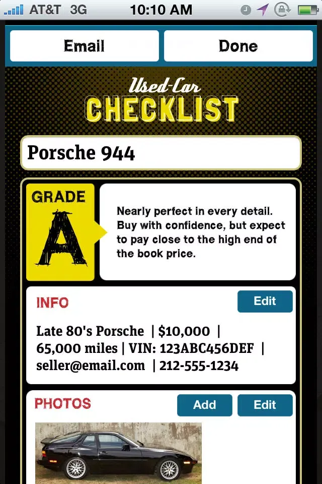 Ảnh chụp màn hình của Popular Mechanics Used Car Checklist