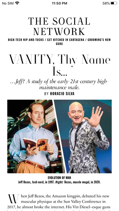 Town & Country Magazine US スクリーンショット
