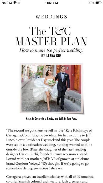 Town & Country Magazine US スクリーンショット