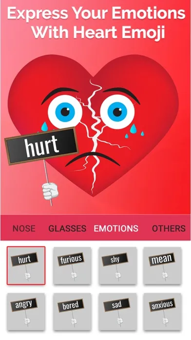 Capturas de tela do Heart Emoji Maker : New Emojis For chat