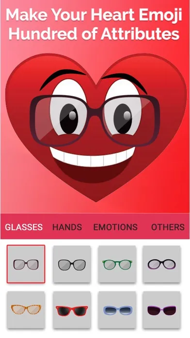 Capturas de tela do Heart Emoji Maker : New Emojis For chat
