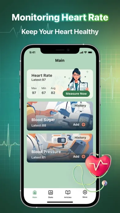 HeartBeet: BP & Sugar Track应用截图