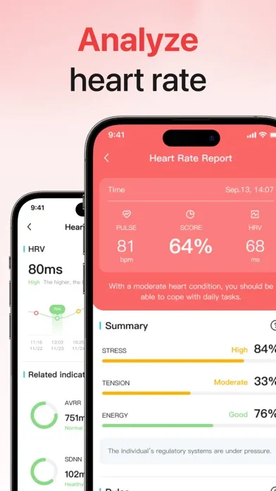 iHeart-Pulse Rate Monitor App. سکرین شاٹس