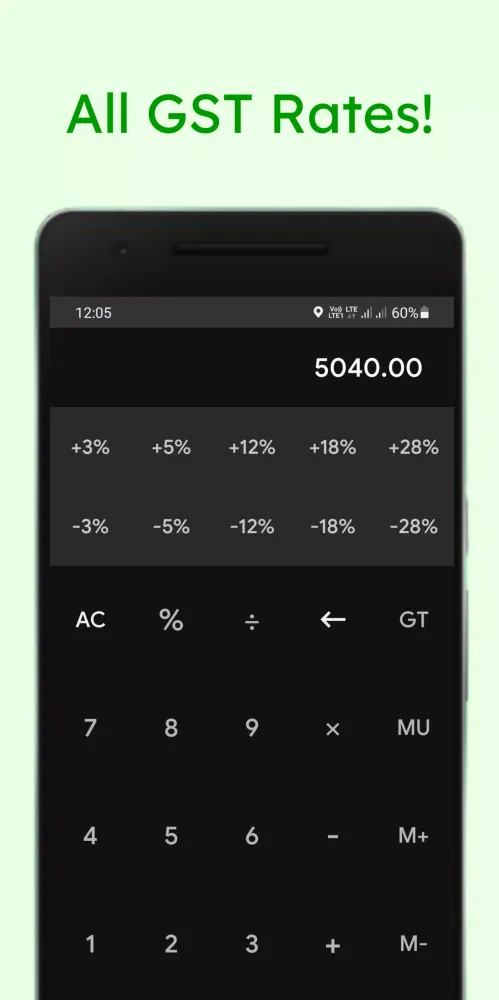 GST Calculator - AI Calculator Ekran Görüntüleri