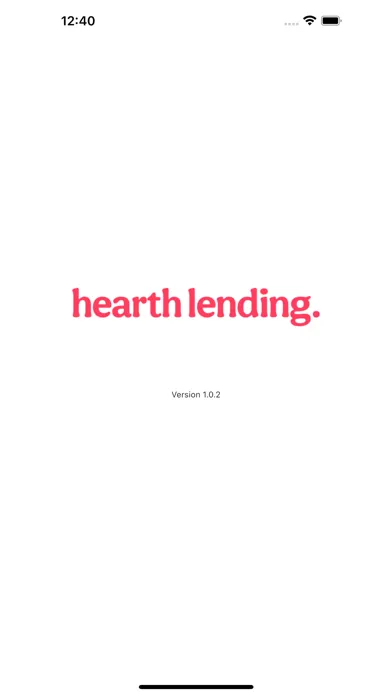 Capturas de tela do hearth lending