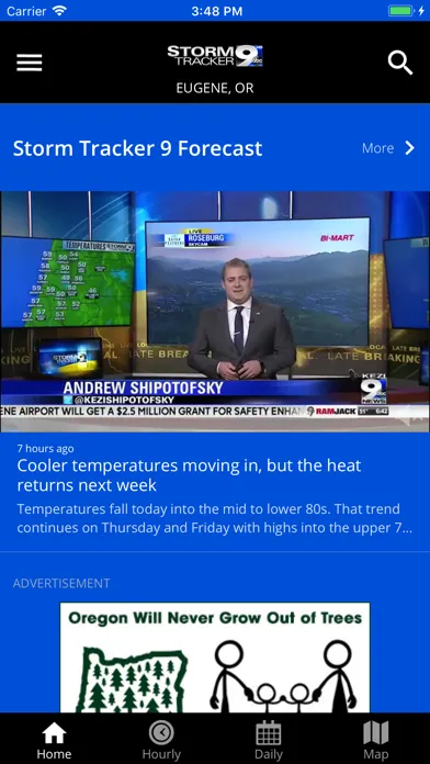 Скриншоты StormTracker 9 - KEZI Weather