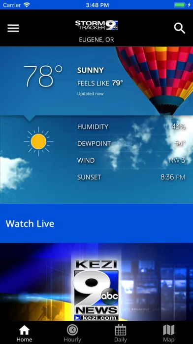 Скриншоты StormTracker 9 - KEZI Weather