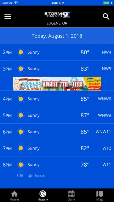 Скриншоты StormTracker 9 - KEZI Weather