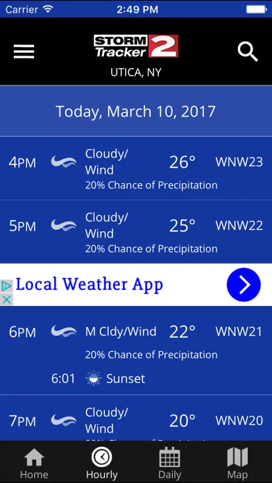 Скриншоты WKTV - StormTracker 2 Weather