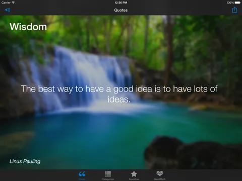 HeartQuotes iPad 应用截图