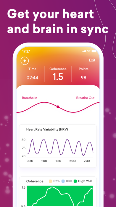 Zrzuty ekranu HeartMath