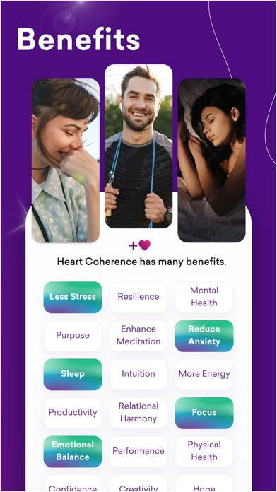 Zrzuty ekranu HeartMath