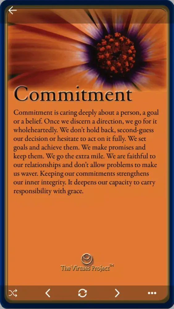 Virtues Reflection Cards Screenshots