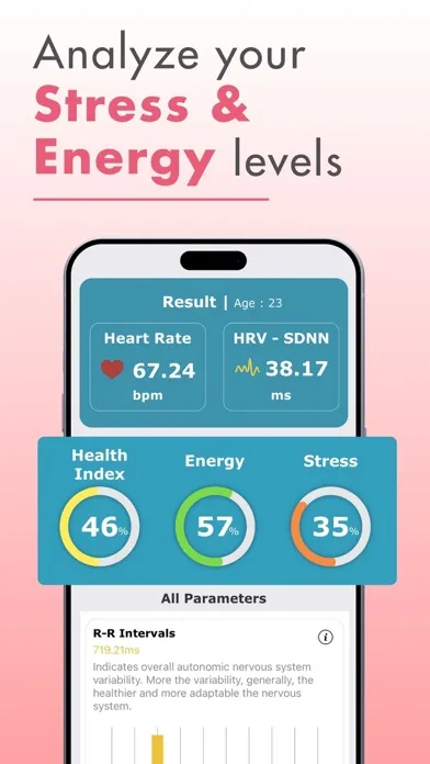 Tangkapan layar Heart & Stress Monitor- Watch
