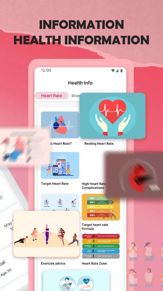 Tangkapan skrin Heart Rate Monitor App
