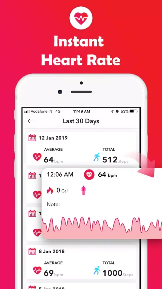 Finger Blood Pressure Checker Screenshots