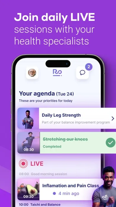 Rx Longevity: Coach for 60+ स्क्रीनशॉट