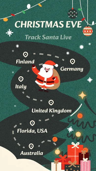 Ảnh chụp màn hình của Santa Tracker by Santa Spotter