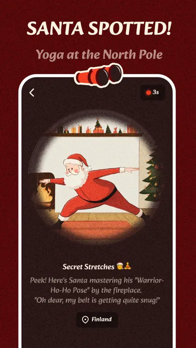 Ảnh chụp màn hình của Santa Tracker by Santa Spotter