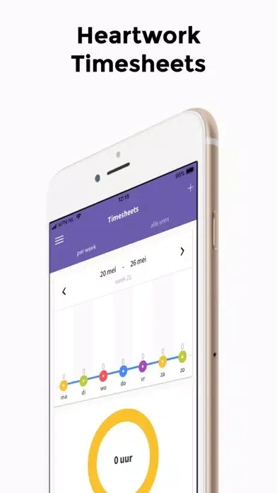 Zrzuty ekranu Heartwork Timesheets