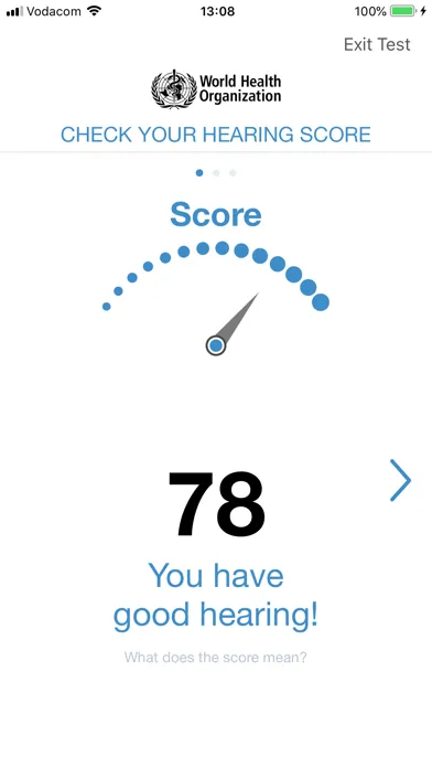 hearWHO - Check your hearing! Screenshots