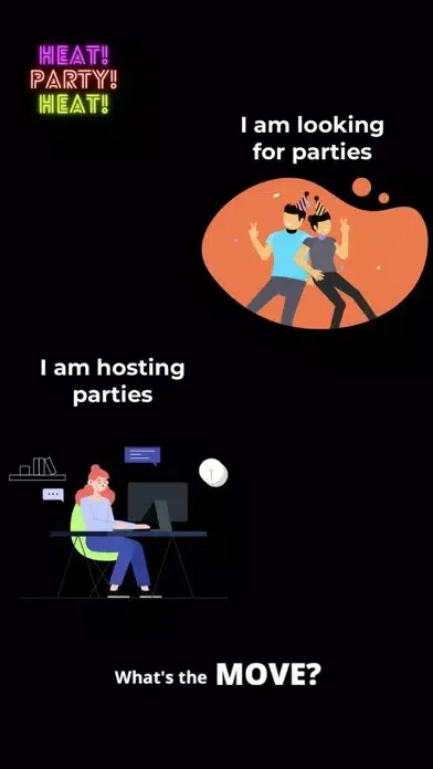 Tangkapan skrin Heat Social