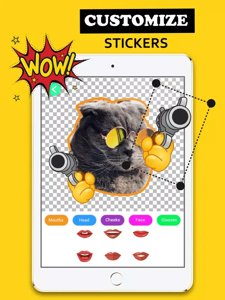 Sticker Maker - Funny Stickers iPad 应用截图