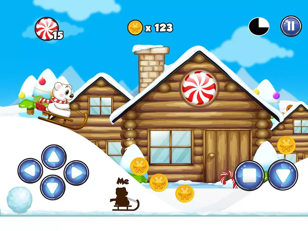 Snowball Run: A Sled Racing Adventure iPad  Screenshots
