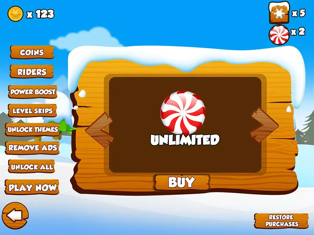 Snowball Run: A Sled Racing Adventure iPad  Screenshots