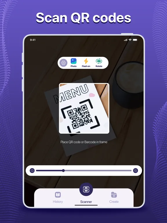 QR Scanner and Barcode Reader iPad  스크린샷