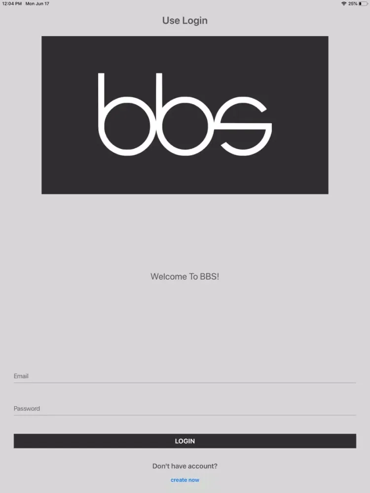 BBS Order iPad  स्क्रीनशॉट