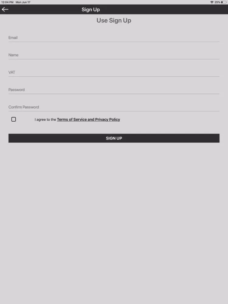 BBS Order iPad  स्क्रीनशॉट
