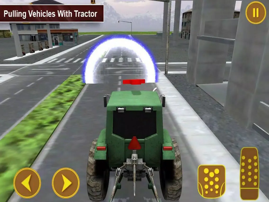 Tangkapan skrin Transport Car Pulling City iPad 