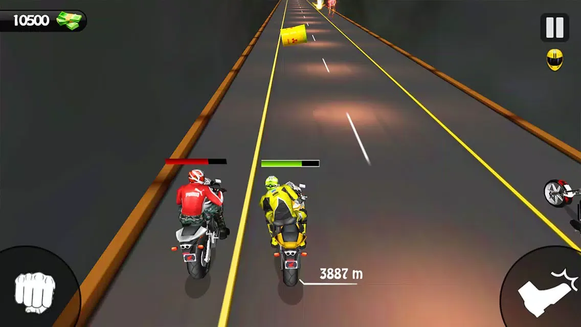 Captures d'écran de Heavy Bike Rider : 3D Fighting Game