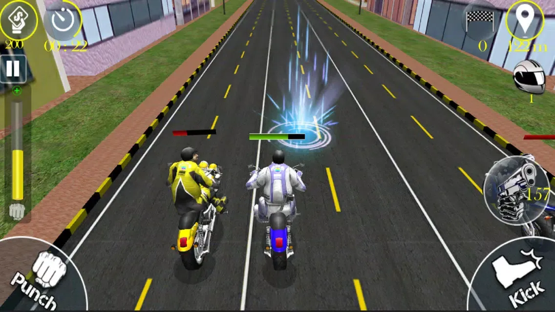 Heavy Bike Shooter 3D : Real Fight During Race-r应用截图
