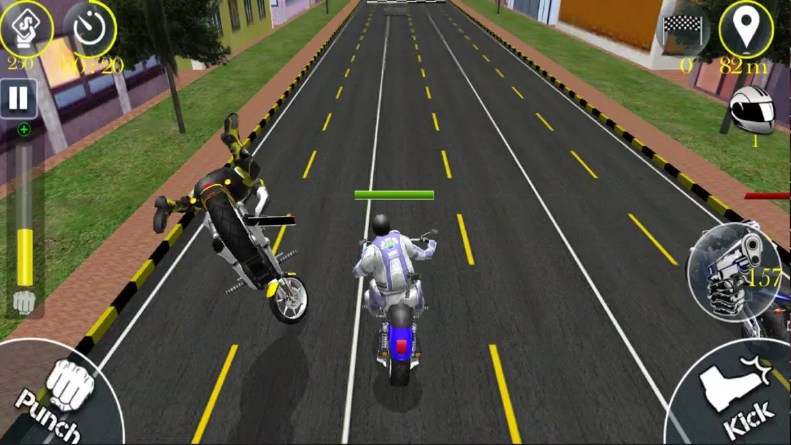 Heavy Bike Shooter 3D : Real Fight During Race-r应用截图
