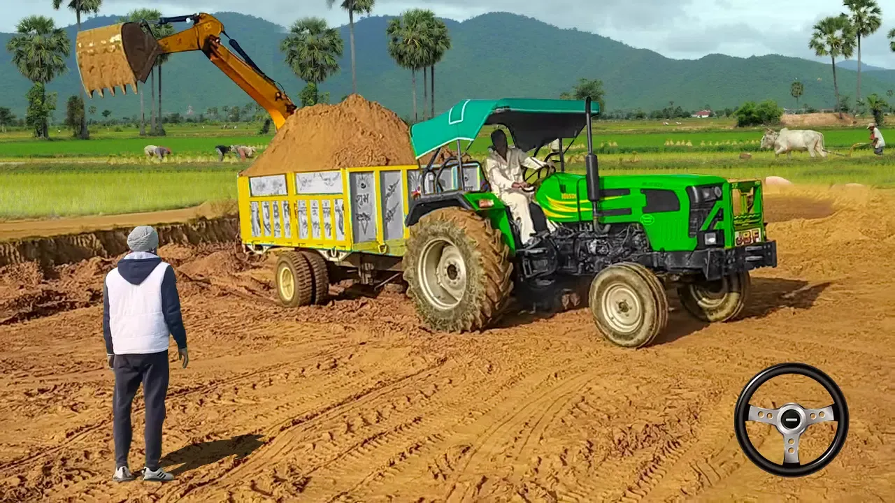 Real Tractor Trolley Simulator Screenshots