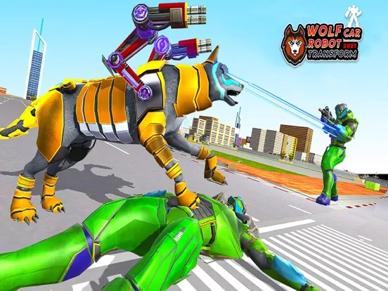 Angry Wolf Robot Battle Game iPad  Ekran Görüntüleri