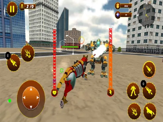 Angry Wolf Robot Battle Game iPad  Ekran Görüntüleri