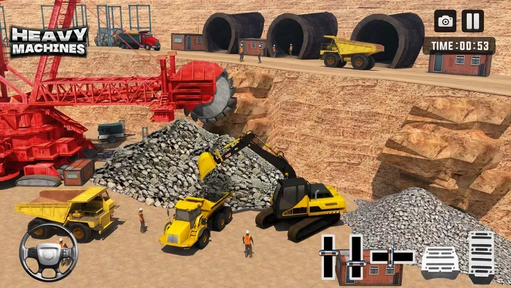 Tangkapan skrin Heavy Machines & Mining Truck
