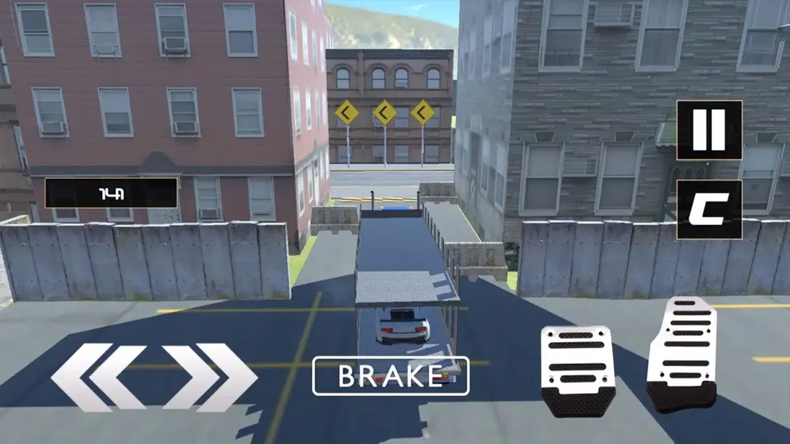 Captures d'écran de Heavy Truck Cars Transport : Subway Trailer Drive