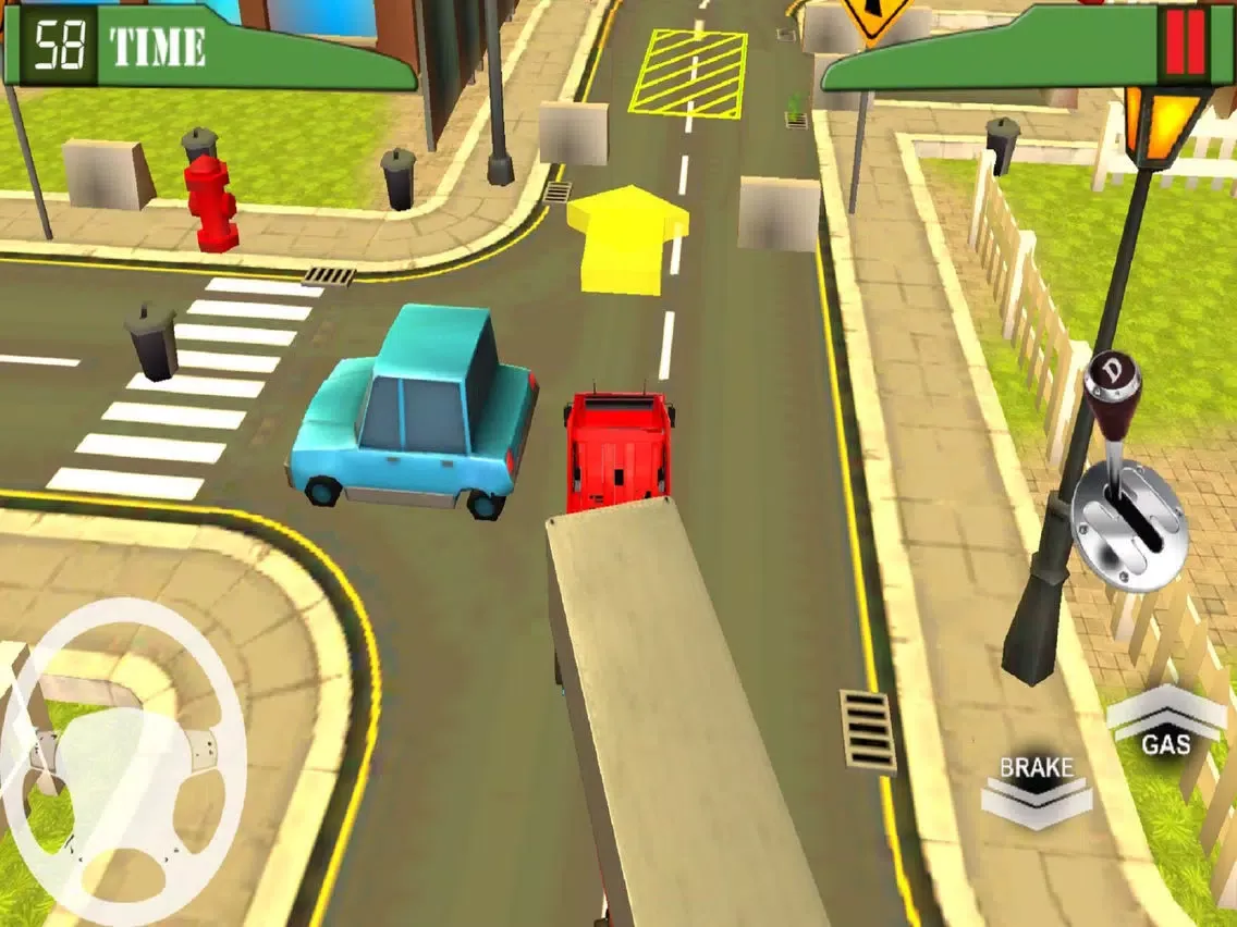 صور Heavy Vehicle Transport : Trail-er Truck Park-ing iPad 