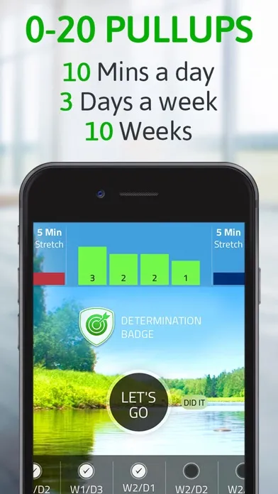 Pull ups: 20 pull-ups trainer Screenshots