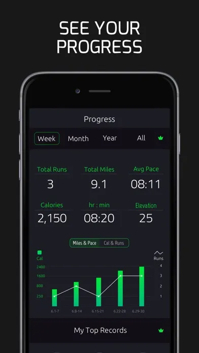 Captures d'écran de Running Trainer: Tracker&Coach